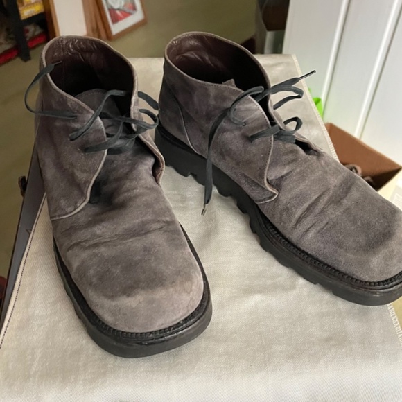 Materia Prima by Goffredo Fantini blue suede shoes - Picture 2 of 7